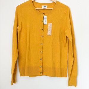 NWT Golden yellow cardigan